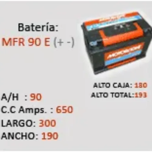 Batería MOTORLIGHT MFR 45 E